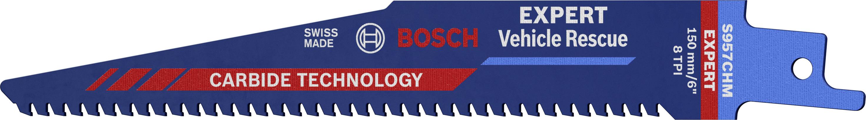 Bosch Accessories 2608900379 LAME de scie sabre EXPERT « Vehicle Rescue » S 957 CHM, 10 pièces Longueur lame de scie 150 mm 10
