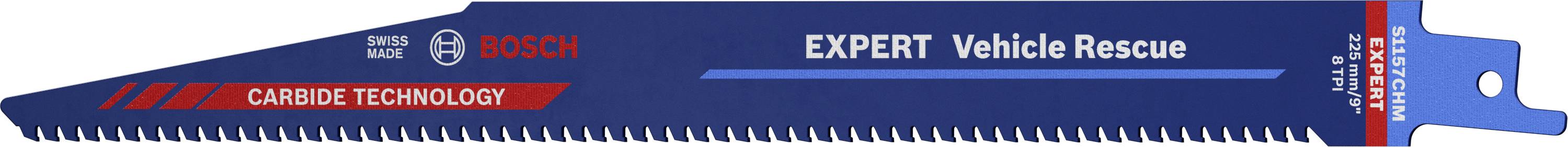 Bosch Accessories 2608900381 LAME de scie sabre EXPERT « Vehicle Rescue » S 1157 CHM, 3 pièces Longueur lame de scie 225 mm