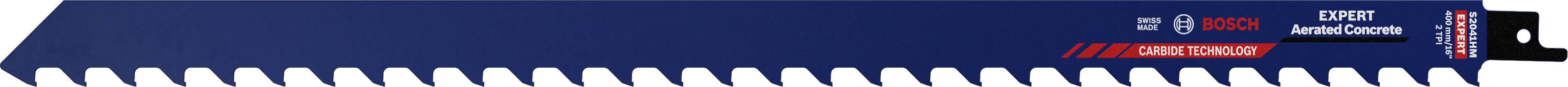 Bosch Accessories 2608900413 LAME de scie sabre expert « Aerated concrete » S 2041 HM, 1 pièce Longueur lame de scie 400 mm