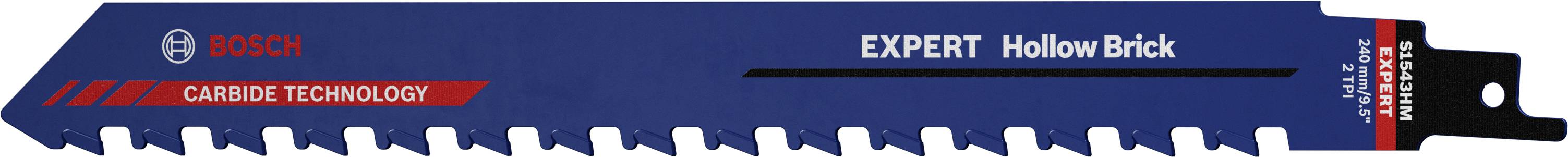 Bosch Accessories 2608900416 LAME DE scie sabre expert « Holow Brick » S 1543 HM, 10 pièces Longueur lame de scie 240 mm 10 pc(s)