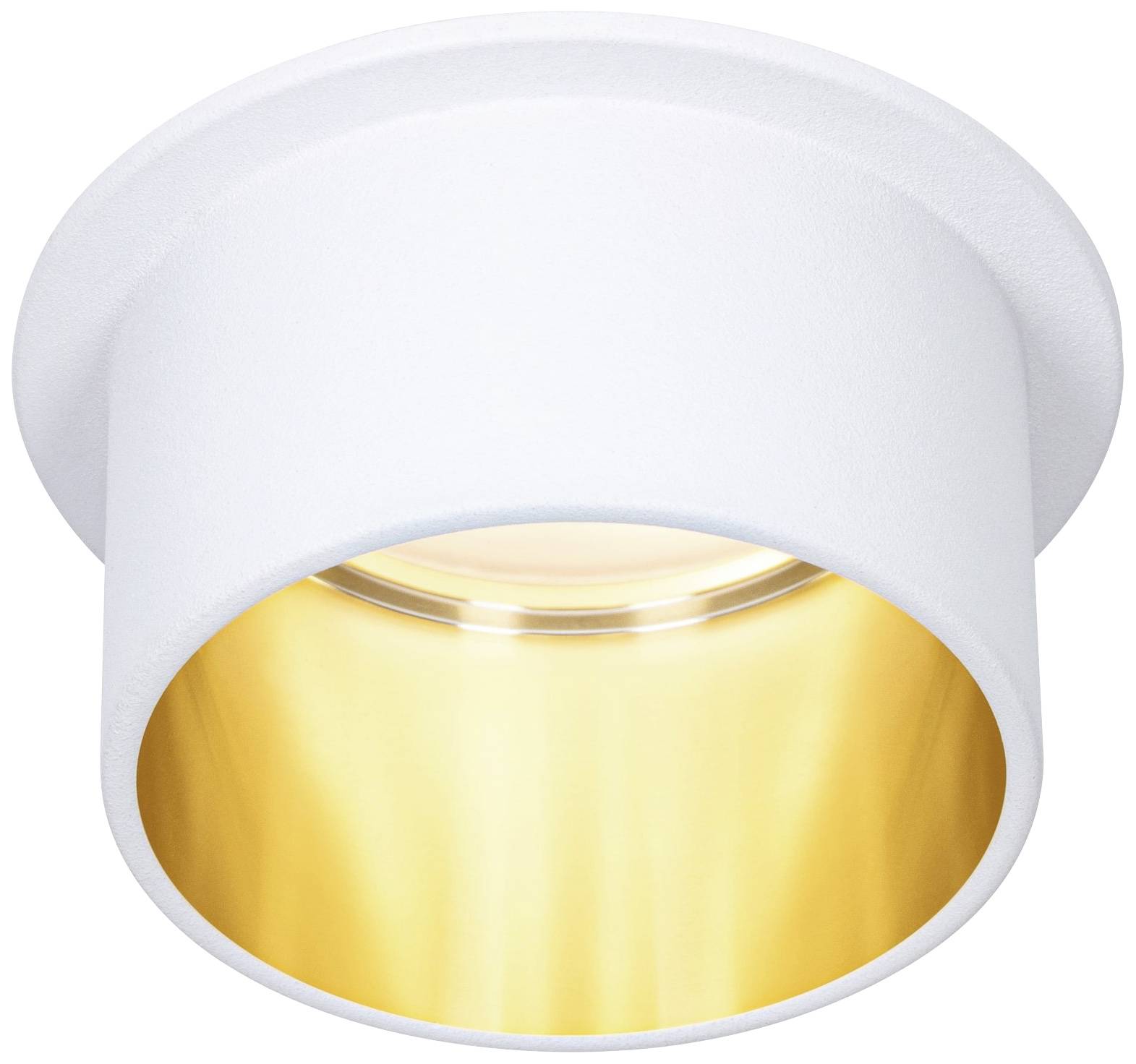 Paulmann 93380 Luminaire à LED encastrable LED LED intégrée 6.5 W blanc mat, or