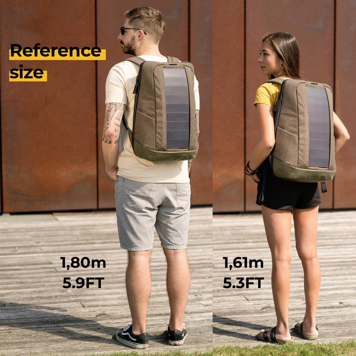 SunnyBag Sac à dos solaire ICONIC 20 l (l x H x P) 370 x 480 x 170 mm 136CG_01