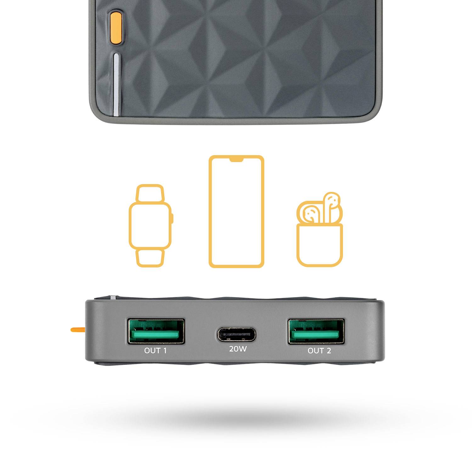 Xtorm by A-Solar FS401 Powerbank (batterie supplémentaire) 10000 mAh Quick Charge 3.0 Li-Ion USB-A, USB-C® Affichage du statut