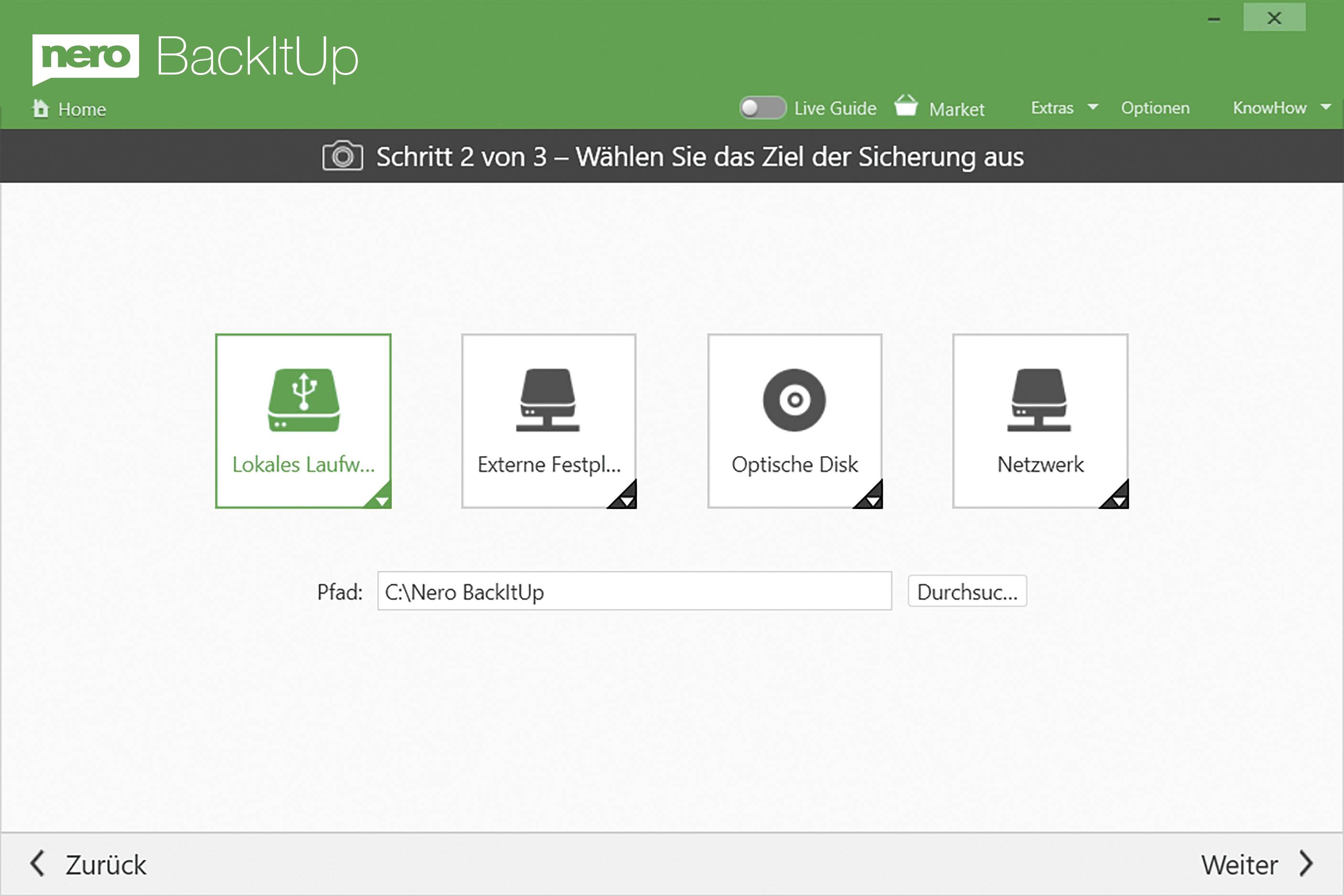 Nero BackItUp version complète, 1 licence Windows Logiciel de sauvegarde