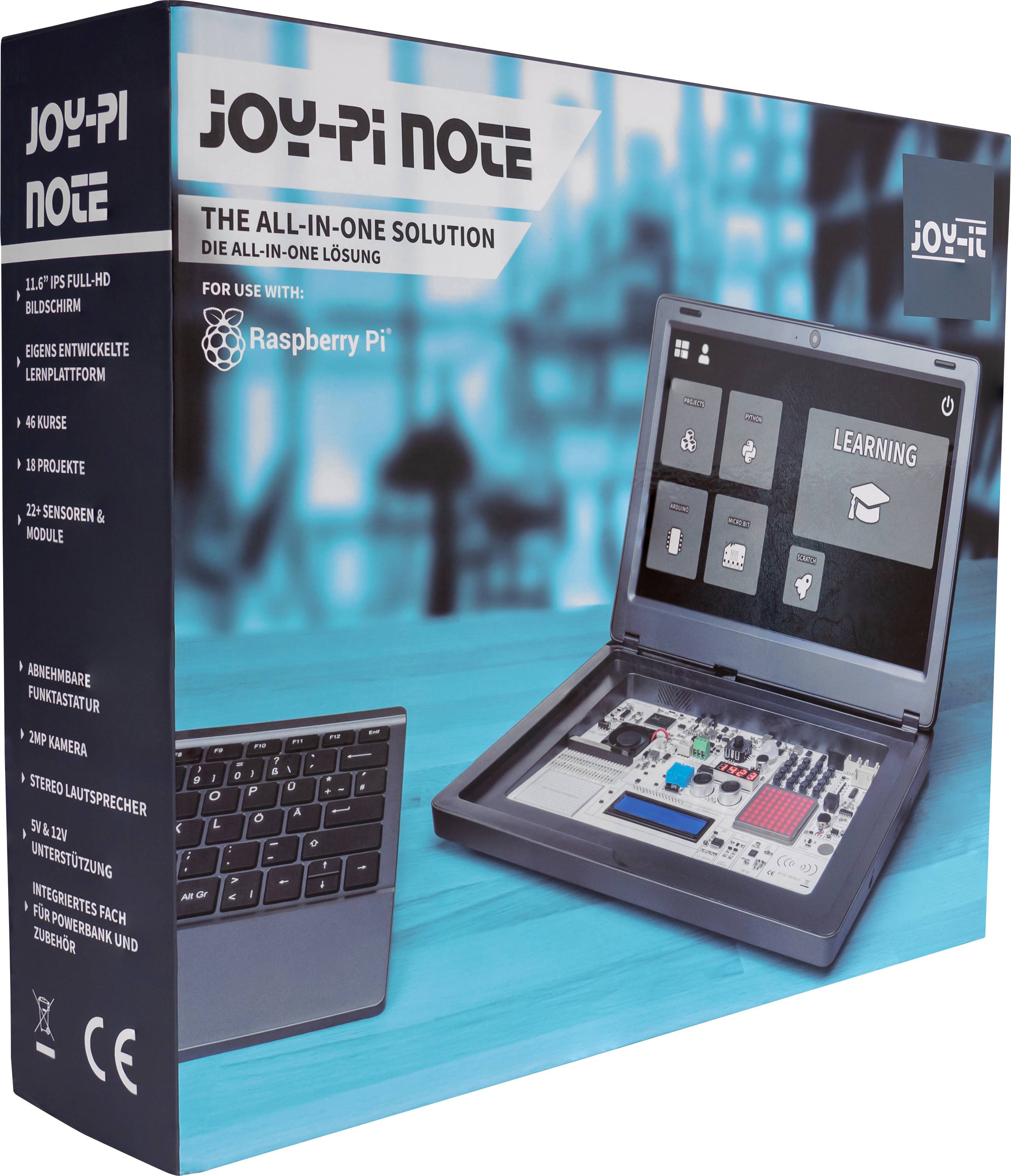 Joy-it RB-JoyPi-Note avec mallette de rangement, avec alimentation