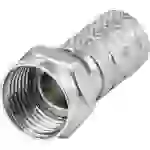 TRU COMPONENTS TC-9556788 F mâle Connexions: Fiche mâle F Diamètre de câble: 6 mm TRU COMPONENTS TC-9556788 F mâle Connexions: Fiche mâle F Diamètre de câble: 6 mm