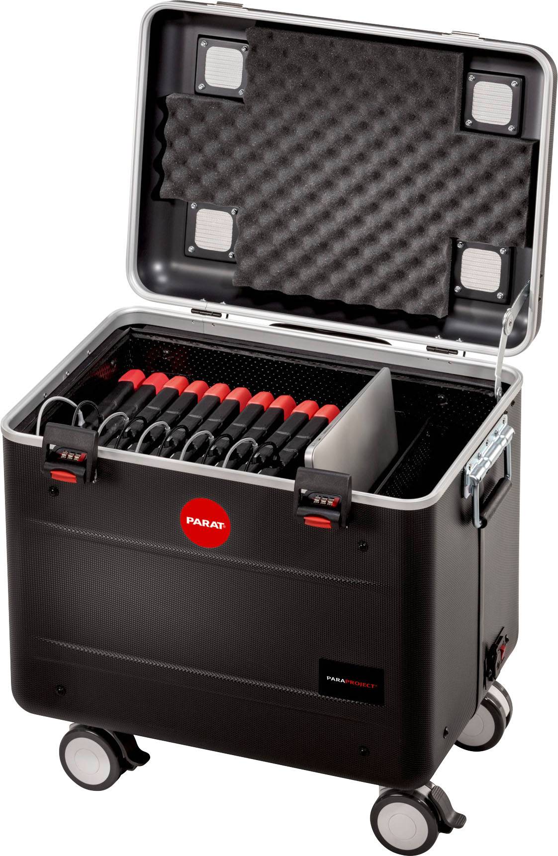 Parat PARAPROJECT® Case TC10 EDUCOVER®+/KidsCover Système de charge et de rangement système de chargement mobile câblé pour USB