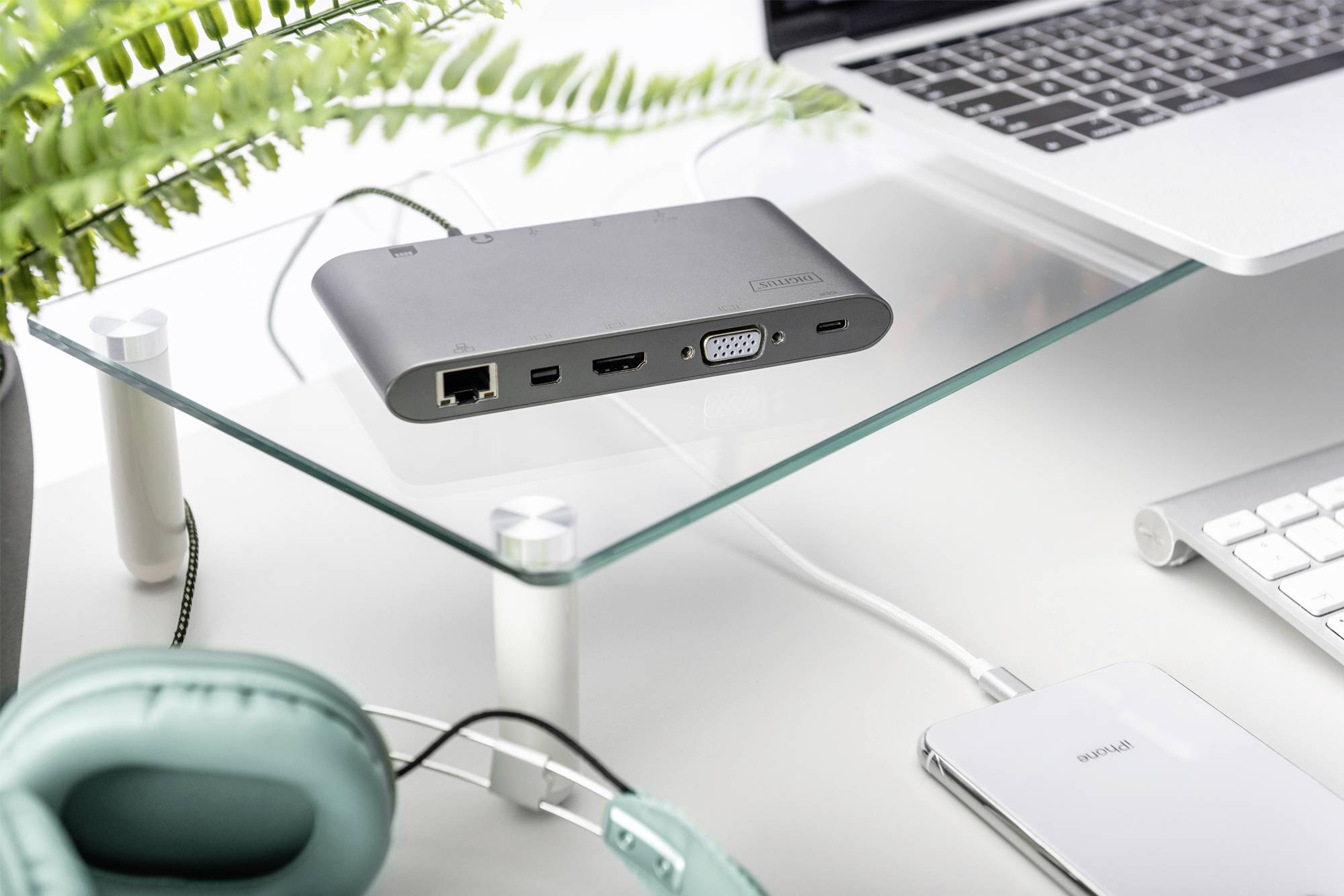 Digitus Station d'accueil pour ordinateur portable DA-70875 Adapté aux marques (stations d'accueil pour ordinateurs portables)