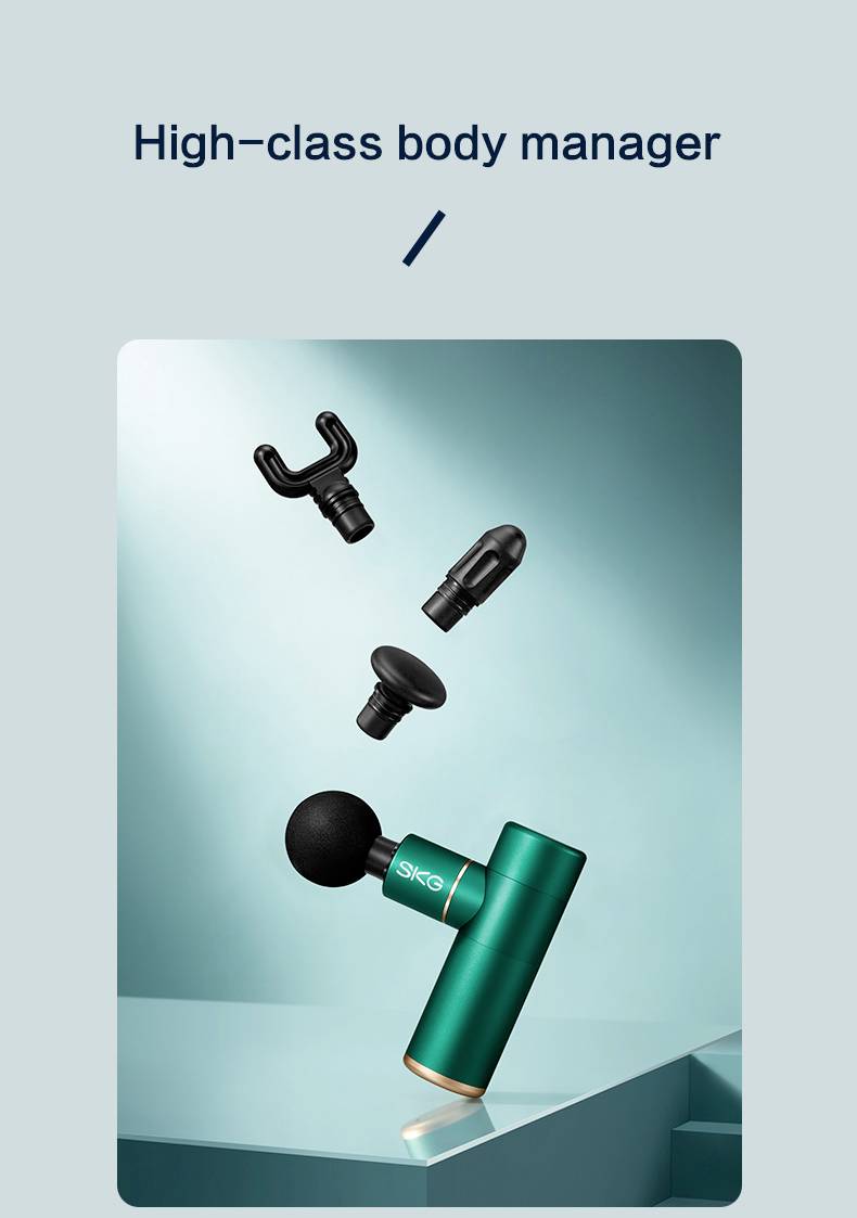 SKG F3-EN-GREEN Pistolet de massage vert