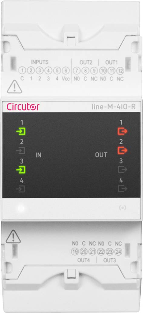 Circutor Line-M-4IO-R Module d'extension