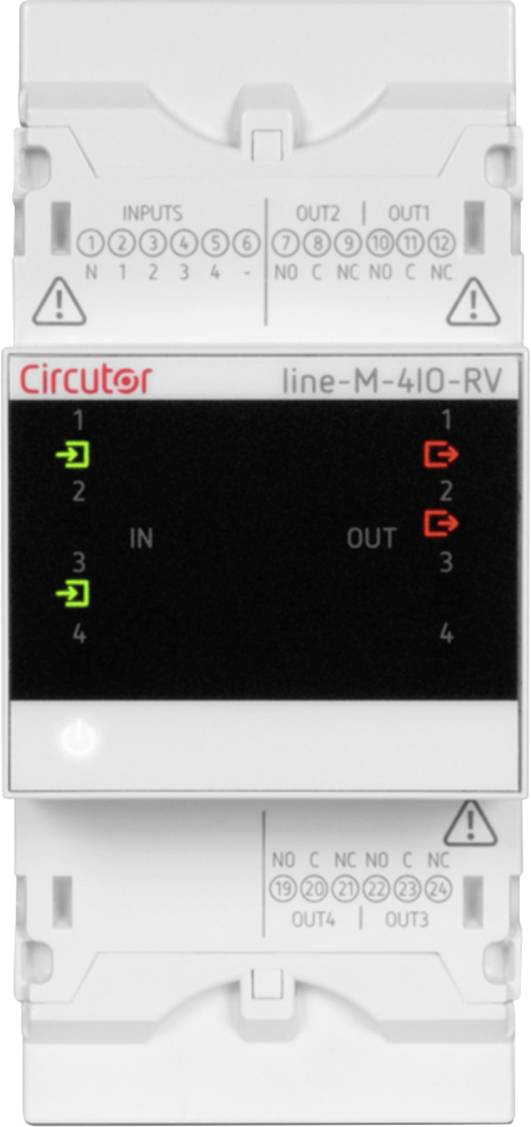 Circutor Line-M-4IO-RV Module d'extension