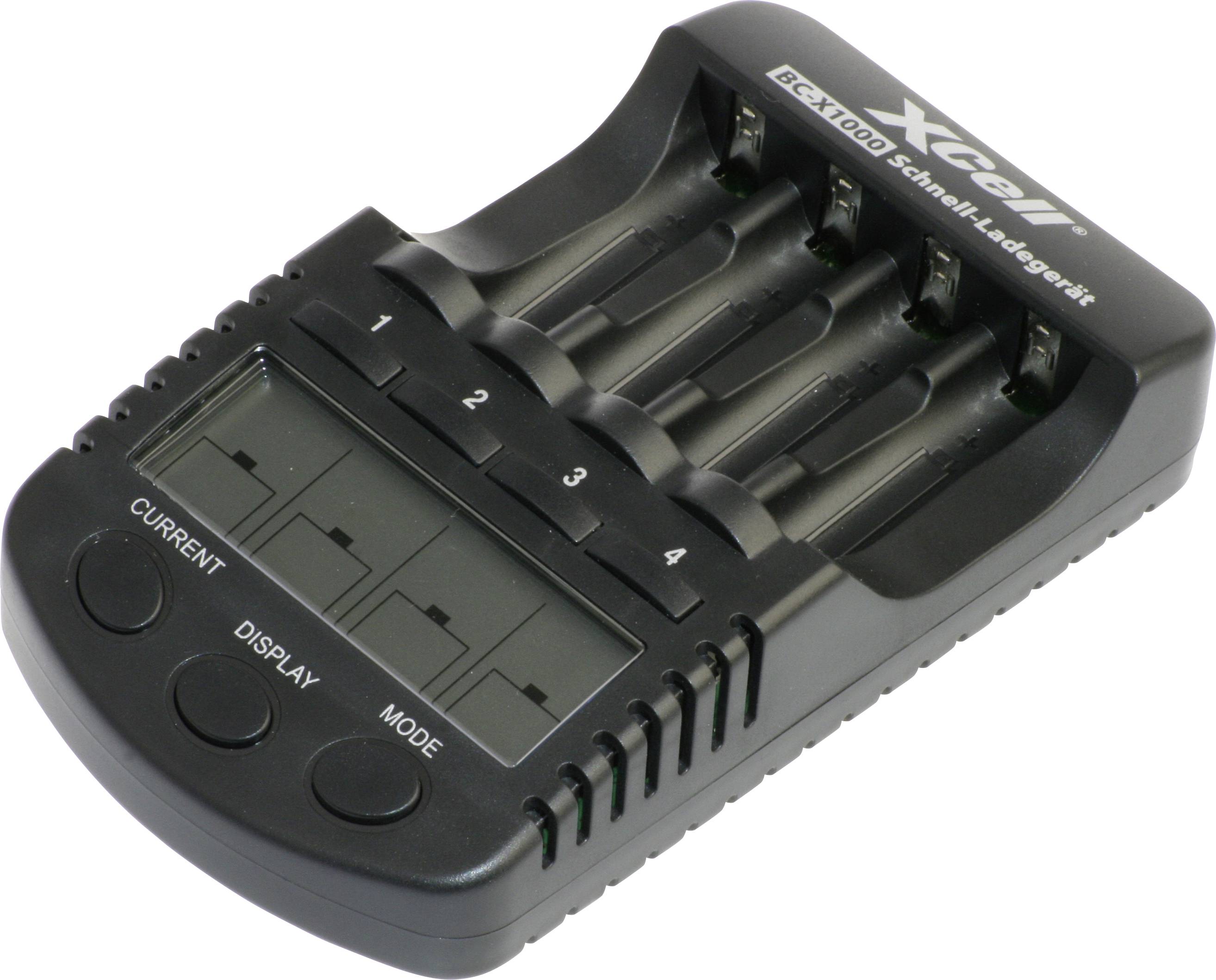 XCell 137156 Chargeur rapide NiMH, NiCd LR6 (AA), LR03 (AAA)