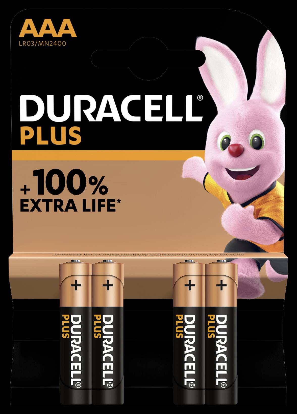 Duracell Plus-AAA K4 Pile LR3 (AAA) alcaline(s) 1.5 V 4 pc(s)