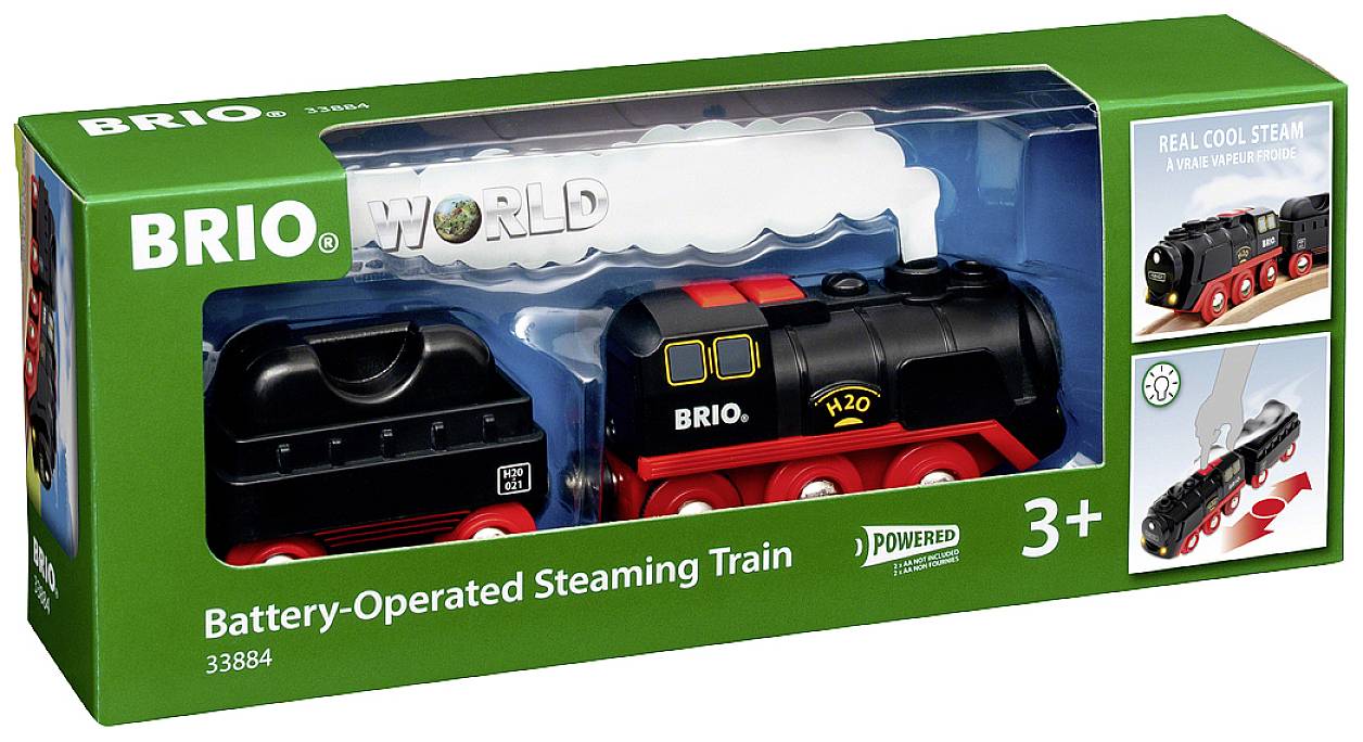 Brio 63388400 Locomotive à vapeur avec réservoir d'eau brio