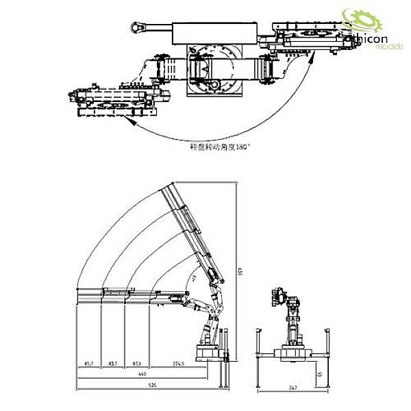 Thicon Models 55020 1:14 Grue de chargement 1 pc(s)