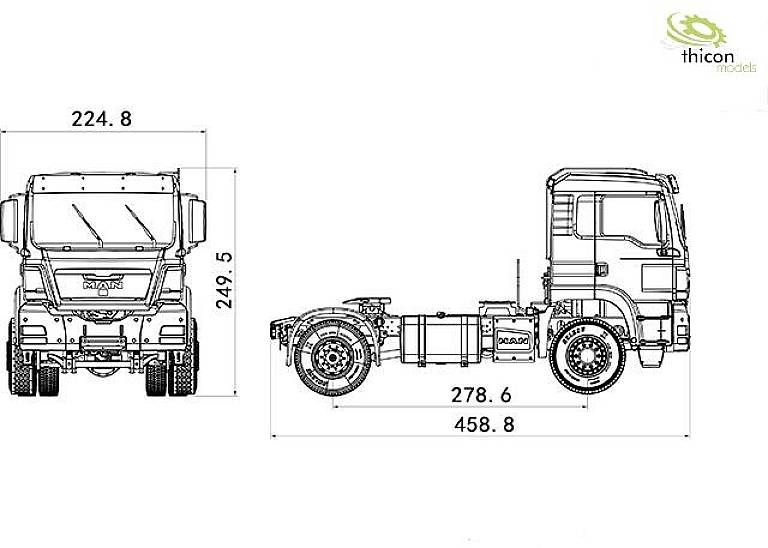 Thicon Models 55039 1:14 Camion RC
