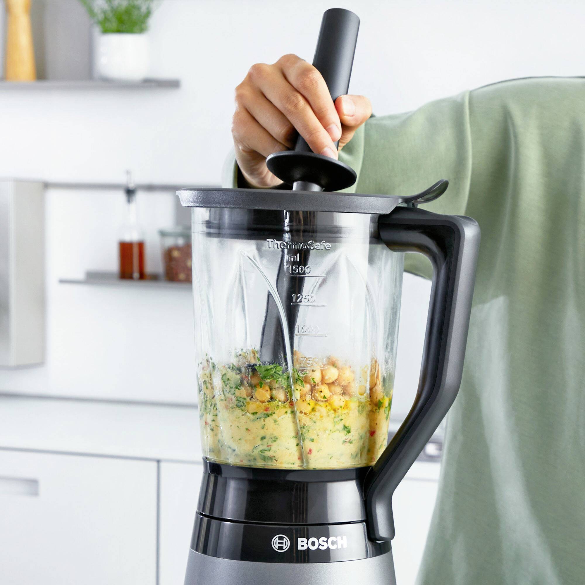 Bosch Haushalt MMB6172S Mixeur sur pied 1200 W argent