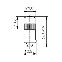 Signal Construct MWGB25629 Ampoule LED blanc BA9S 12 V DC/AC Signal Construct MWGB25629 Ampoule LED blanc BA9S 12 V DC/AC