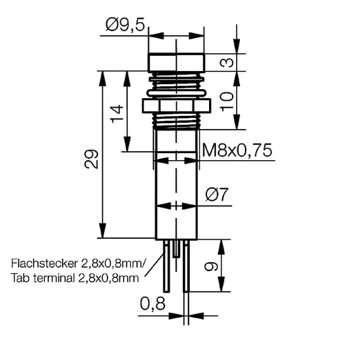 Signal Construct SWUU08724A Voyant de signalisation LED vert 24 V DC/AC Tray Signal Construct SWUU08724A Voyant de signalisation LED vert 24 V DC/AC Tray