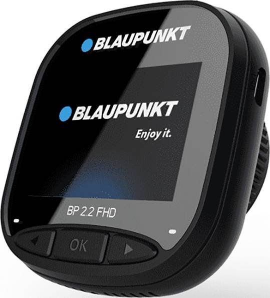 Caméra embarquée Blaupunkt BP 2.2 5 V/DC Démarrage automatique, avec écran, Capteur G, microphone