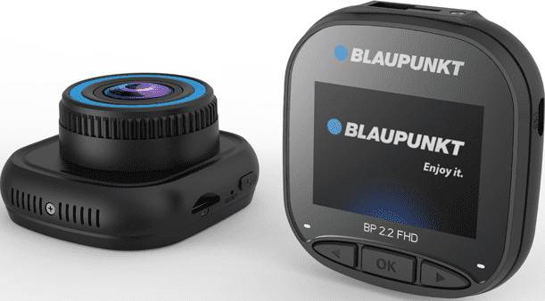 Caméra embarquée Blaupunkt BP 2.2 5 V/DC Démarrage automatique, avec écran, Capteur G, microphone