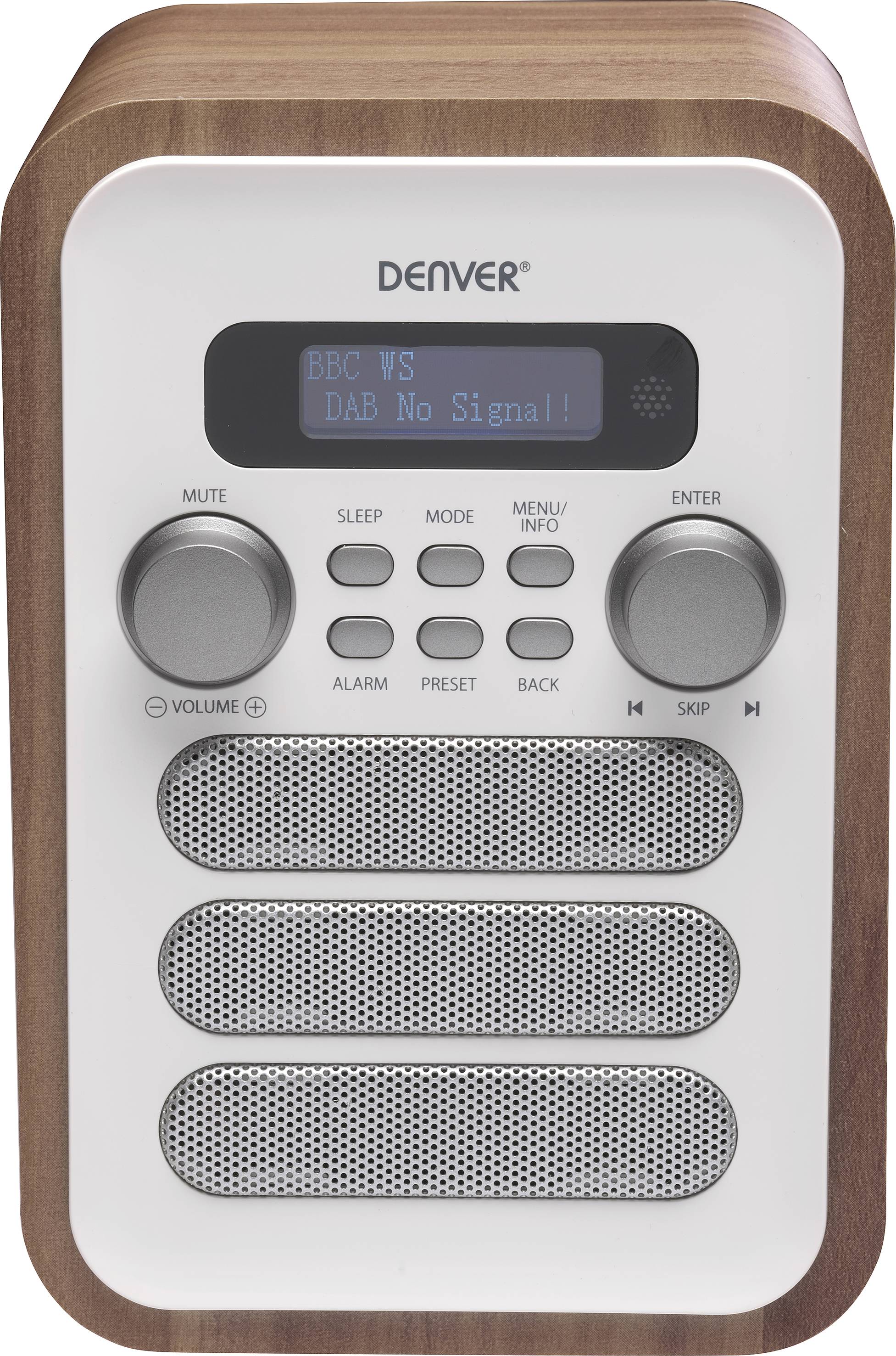 Denver DAB-48 Radio de cuisine FM, DAB+ Bluetooth blanc
