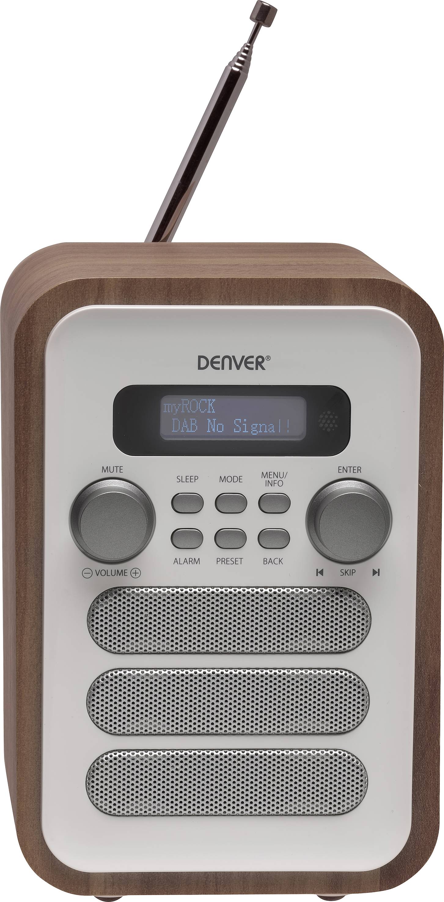 Denver DAB-48 Radio de cuisine FM, DAB+ Bluetooth blanc