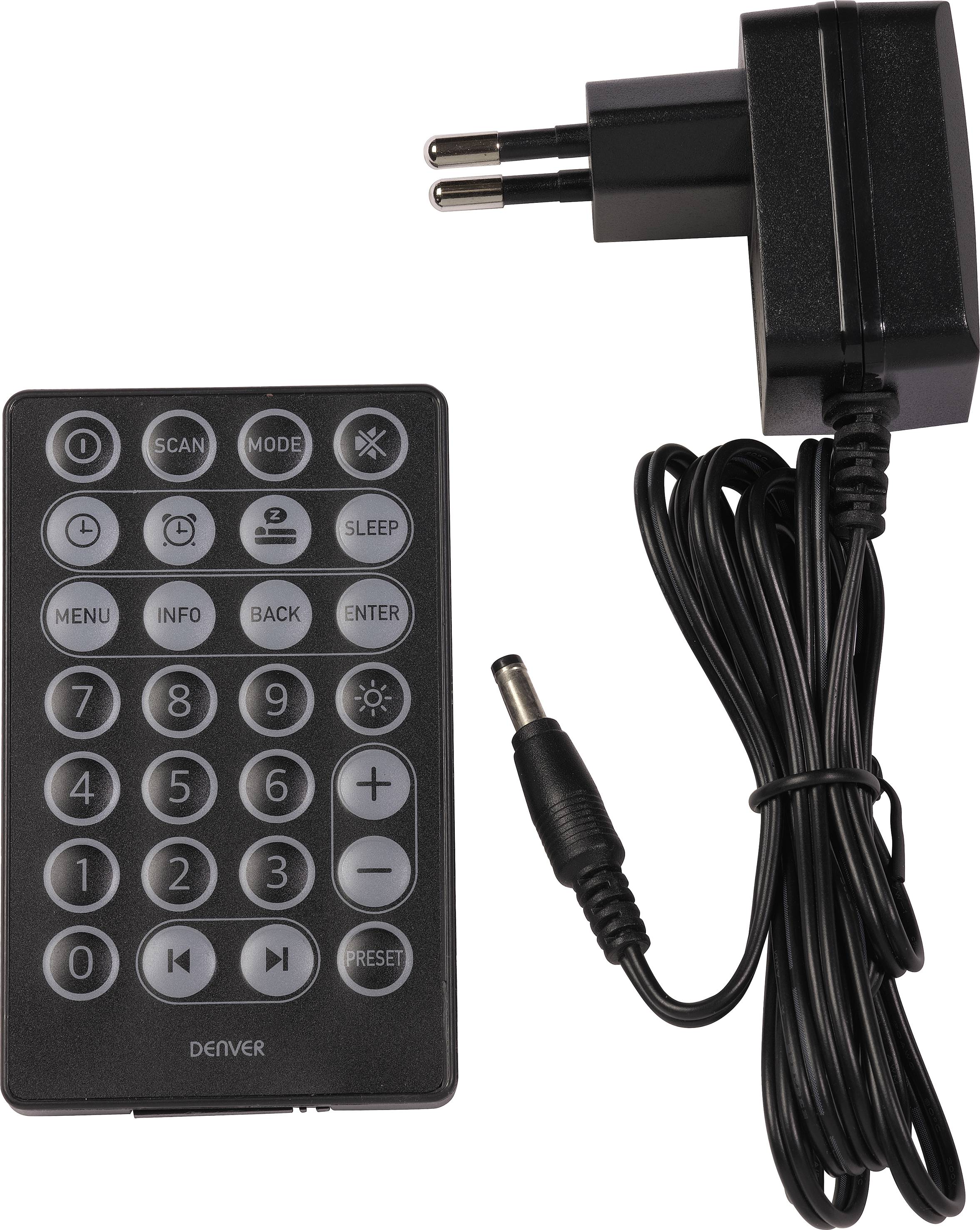 Denver DAB-48 Radio de cuisine FM, DAB+ Bluetooth blanc