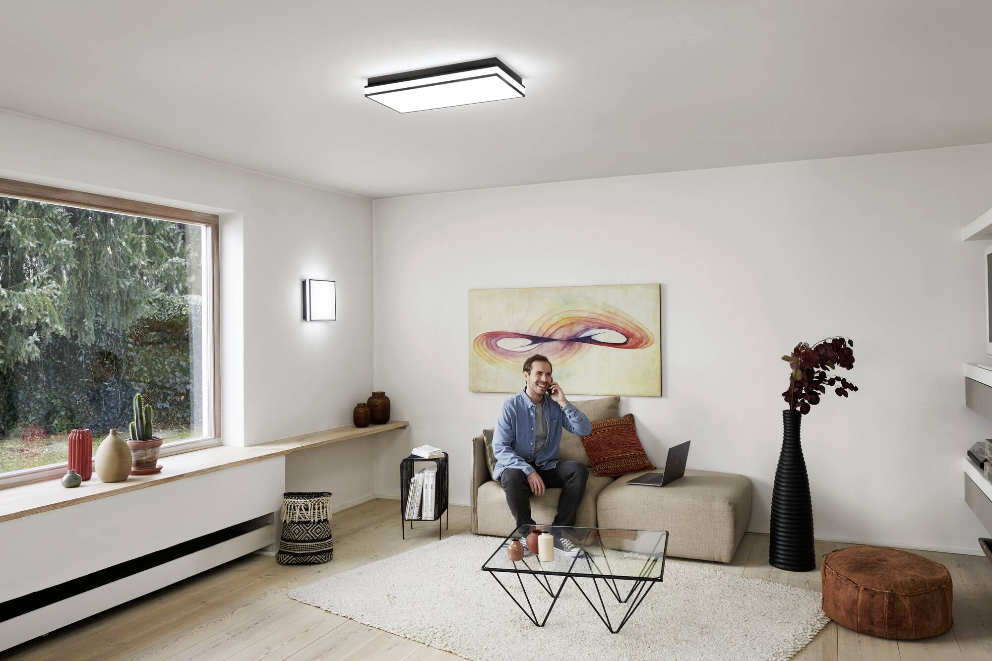 LEDVANCE 4058075572652 Smart + Wifi Orbis Magnet 300x300 Plafonnier LED CEE 2021: F (A - G) 26 W blanc