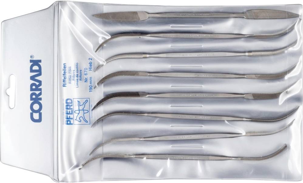 PFERD 19506704 SET de limes de riffelles Longueur 190 mm 1 pc(s)