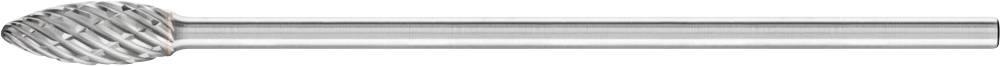 Un outil de fraisage cylindrique avec une structure de type diamant à son extrémité. Il est fréquemment utilisé pour des travaux de meulage précis.