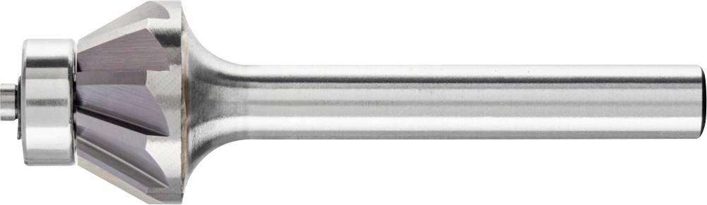 Un outil cylindrique en métal avec un insert de coupe hélicoïdal, probablement une fraise, sur un fond blanc.