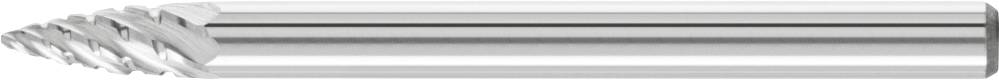 PFERD 21222584 Fraise sur tige ogive Longueur 37 mm Dimension produit, Ø 3 mm Longueur de travail 7 mm Diamètre de tige 3 mm