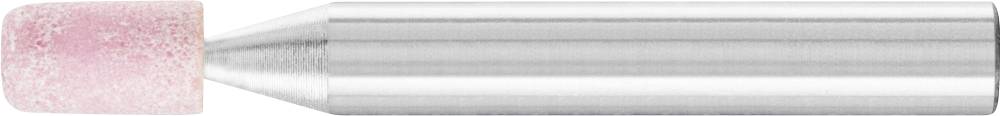 Un cylindre de fraisage avec une pointe abrasive rose, utilisé pour l'usinage précis ou le polissage de matériaux.
