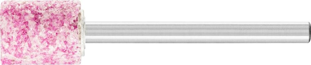 Embout de ponceuse à ongles avec tête de polissage rouge et blanche et tige métallique, utilisé pour les soins des ongles et la manucure.