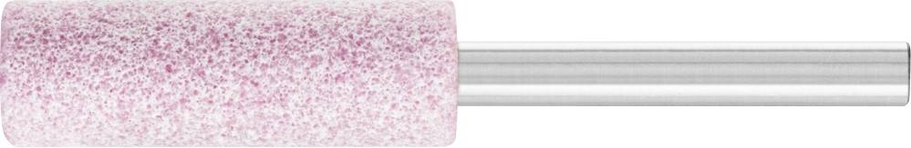 Embout de ponçage rose avec support métallique, couramment utilisé pour la manucure. De forme ronde et finement structuré pour un travail précis.