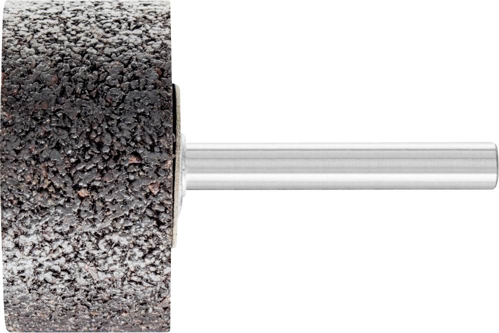 Rouleau de ponçage avec manche métallique, grain grossier, pour le traitement de surface.