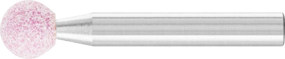 Meuleuse rose avec manche en argent, utilisée pour le meulage de précision des matériaux.