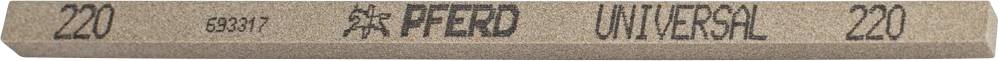 Bandes de papier de verre portant l'inscription 'SPEED UNIVERSAL 220', grain 220, teinte brune, texte en noir.