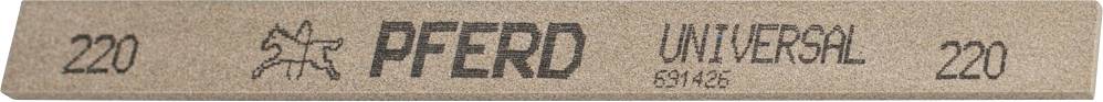 'Bandes de papier abrasif portant l'inscription PFERD UNIVERSAL 220'