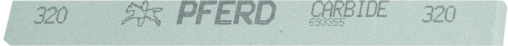 Bande abrasive 'PFERD CARBIDE', grain 320, couleur turquoise.