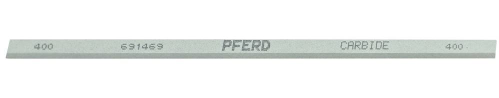 Une lime en carbure grise portant l'inscription 'PFERD CARBIDE 400'.