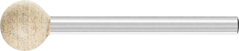 Adaptateur de meulage pour perceuse, tête sphérique en matériau abrasif, tige en métal argenté