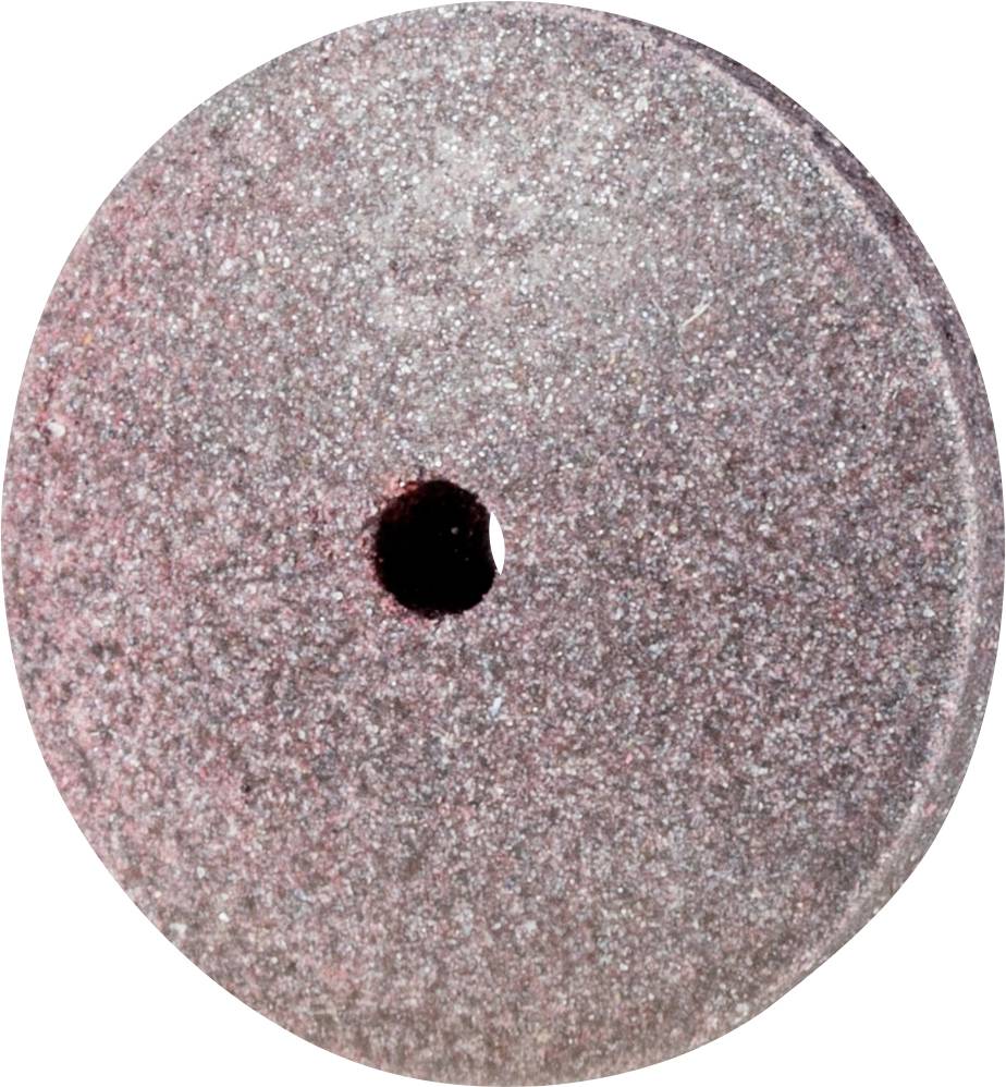 Disque abrasif rond, rose, avec un trou central, adapté pour des travaux de ponçage fins.