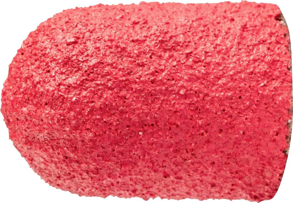 Gros plan d'un rouge à lèvres rouge à la surface texturée.