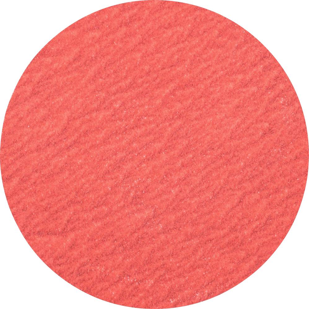 Cercle rouge en feutre sur fond blanc.