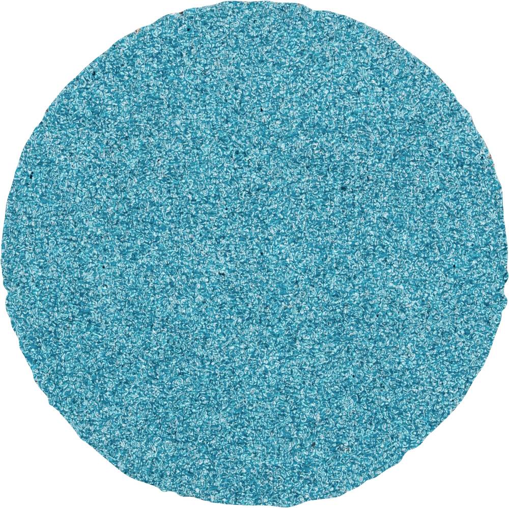 Un cercle avec une texture turquoise vive qui rappelle des paillettes.