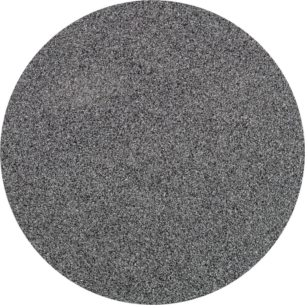 Disque de meulage rond, gris, à grain fin. Adapté pour l'usinage des métaux et le meulage de précision.