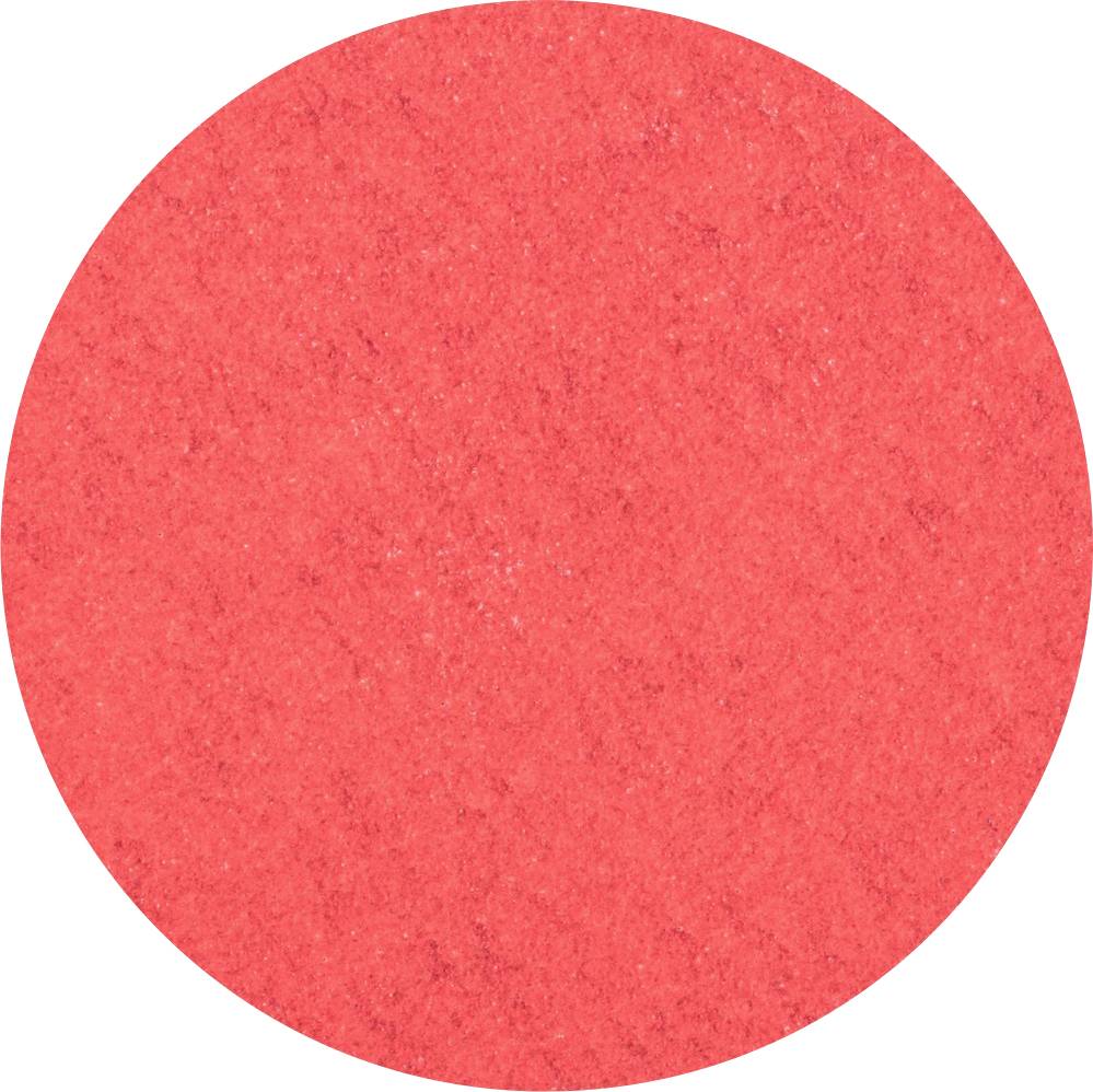 Un cercle rouge vif sur un fond blanc.
