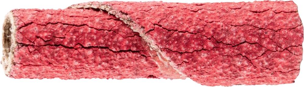Rouleau rotatif structuré qui ressemble à une surface sèche et craquelée, potentiellement utilisé pour la conception de surfaces ou la peinture.